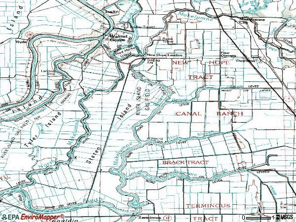 Zip code 95686 topographic map