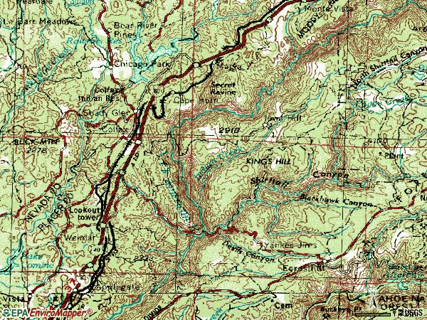 Zip code 95713 topographic map