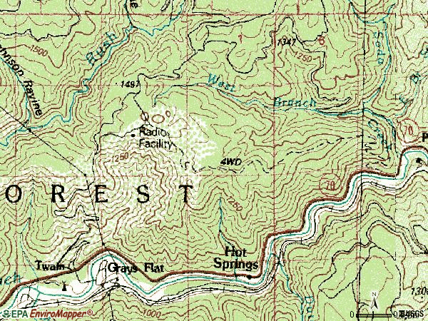 Zip code 95984 topographic map