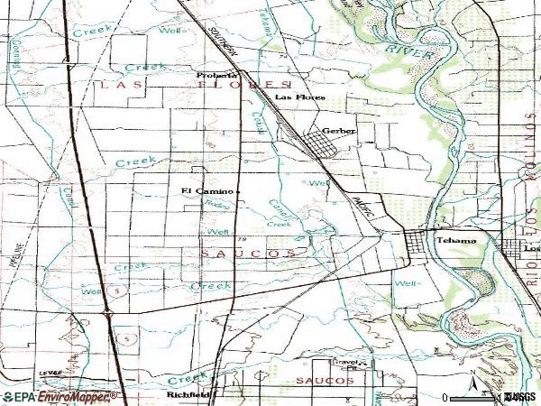 Zip code 96035 topographic map