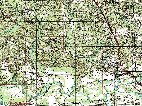 Zip code 36067 topographic map