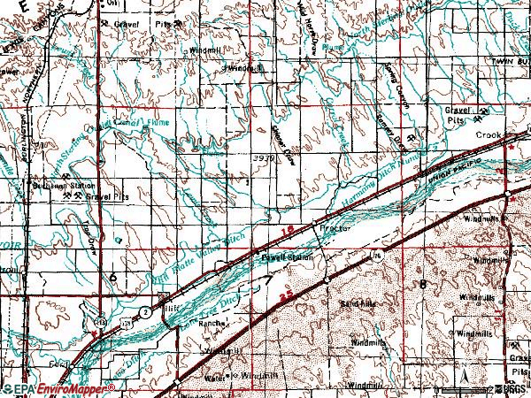 Zip code 80736 topographic map