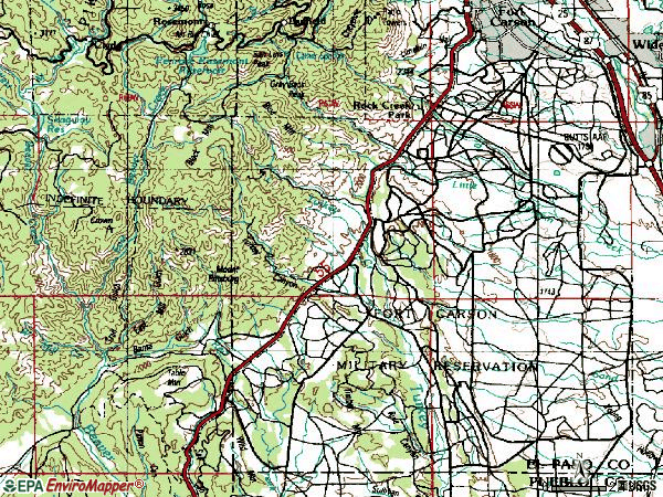 topographical map of colorado. Zip code 80926 topographic map