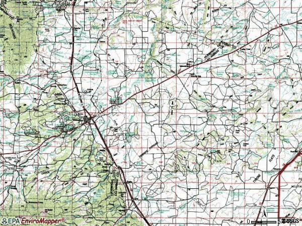 Zip code 81089 topographic map
