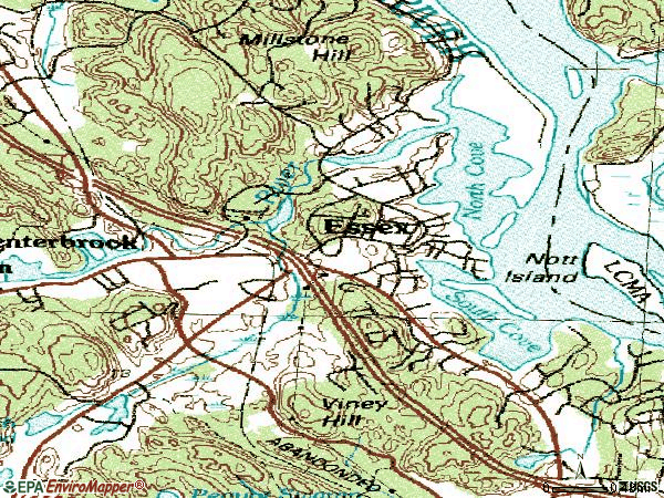 Zip code 06426 topographic map