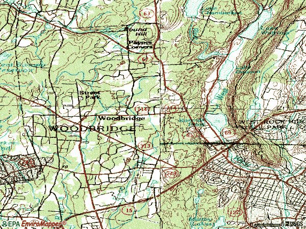 Zip code 06525 topographic map