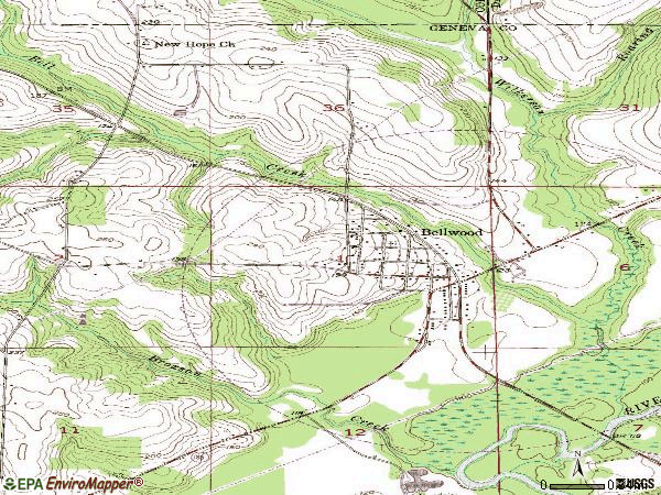 Zip code 36313 topographic map