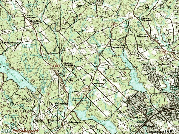 Zip code 06612 topographic map