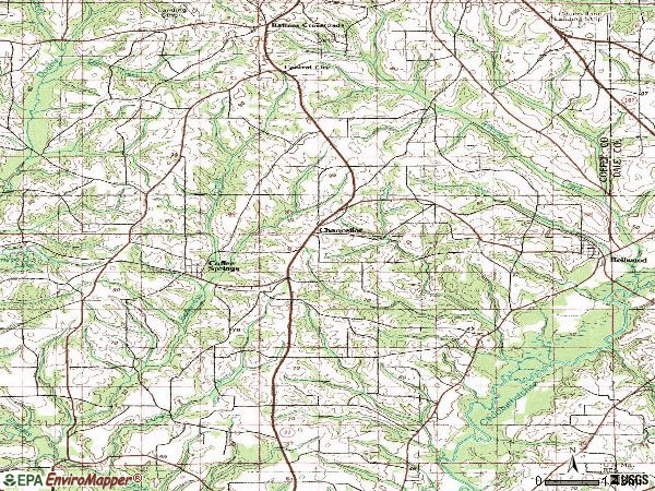 Zip code 36316 topographic map