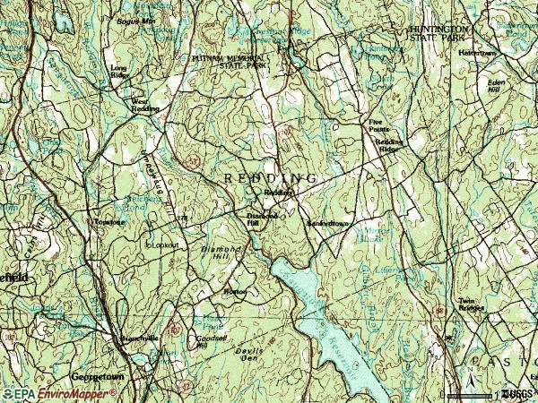 Zip code 06896 topographic map