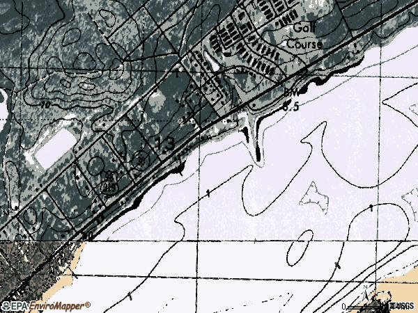Zip code 32323 topographic map