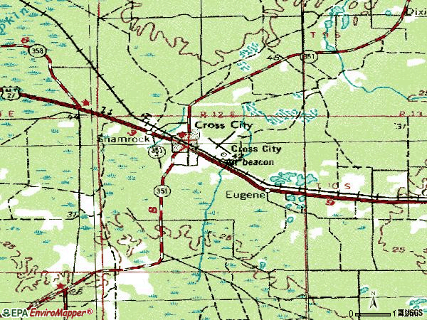 Zip code 32628 topographic map