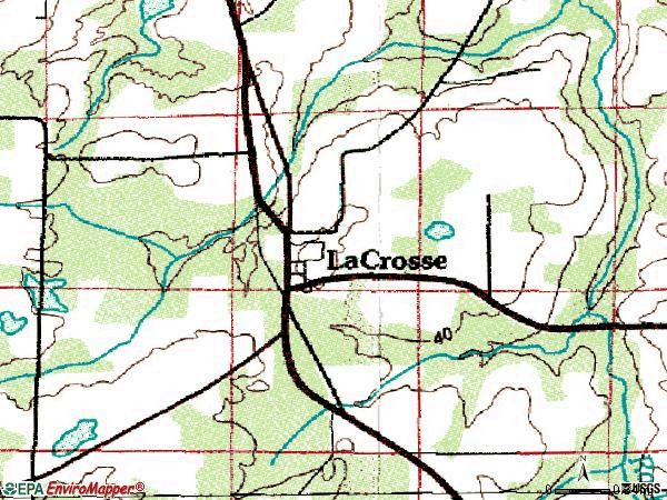 Zip code 32658 topographic map