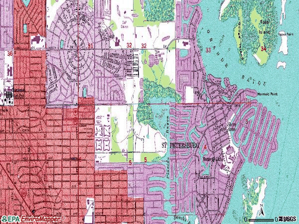 Saint Petersburg Zip Code Map - Map