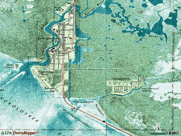 Zip code 34139 topographic map