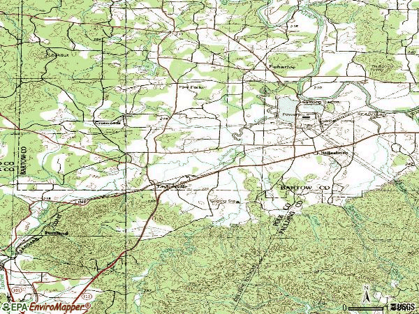 Zip code 30178 topographic map