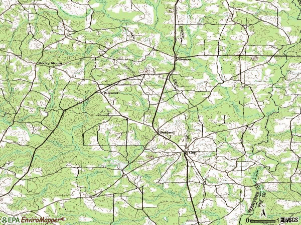 Zip code 30218 topographic map