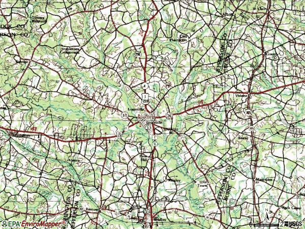 Zip code 30434 topographic map