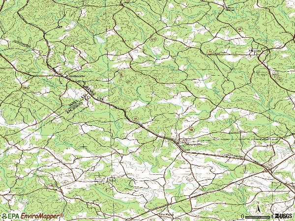 Zip code 30558 topographic map