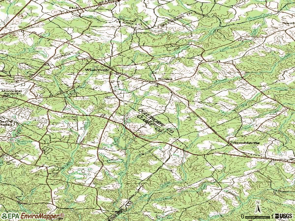 Zip code 30683 topographic map