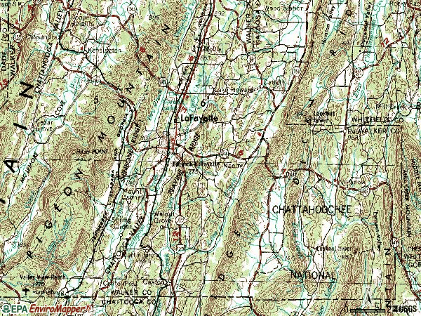 Zip code 30728 topographic map