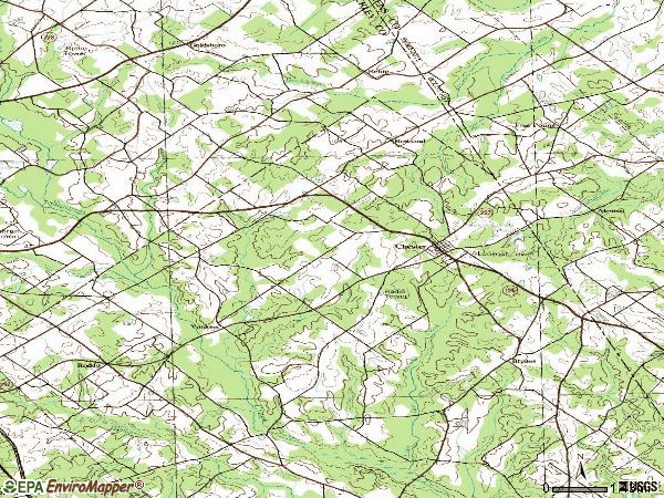 Zip code 31012 topographic map