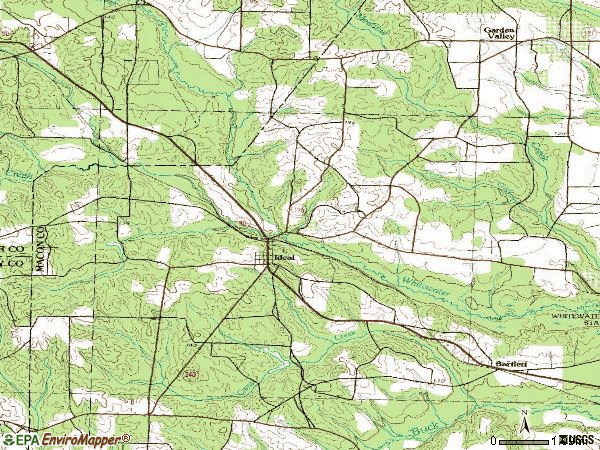 Zip code 31041 topographic map