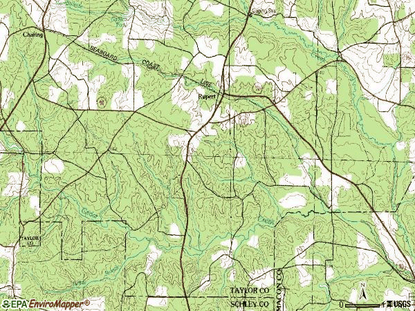 Zip code 31081 topographic map