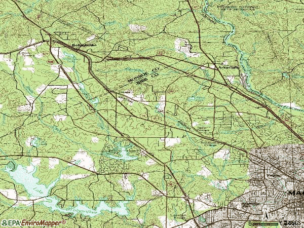 Zip code 31210 topographic map