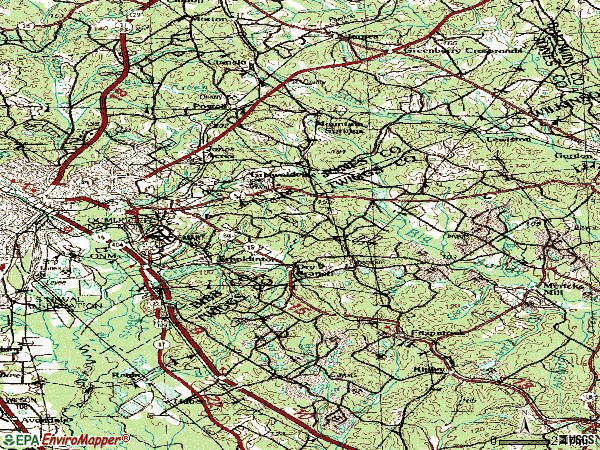 Zip code 31217 topographic map