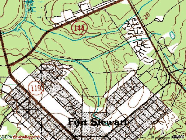 Zip code 31315 topographic map