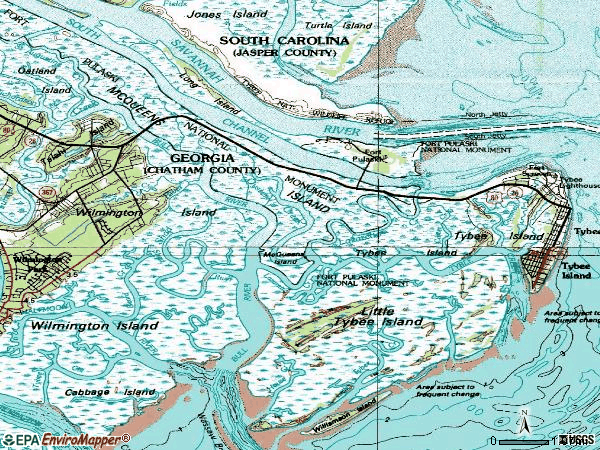 Zip code 31328 topographic map