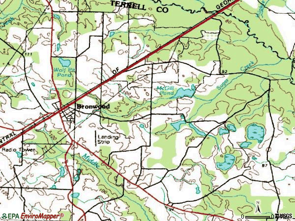 Zip code 31726 topographic map