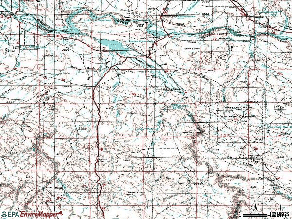 Zip code 83604 topographic map