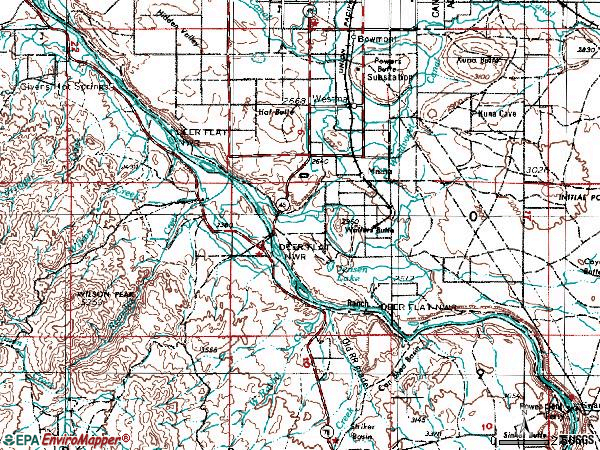 Zip code 83641 topographic map