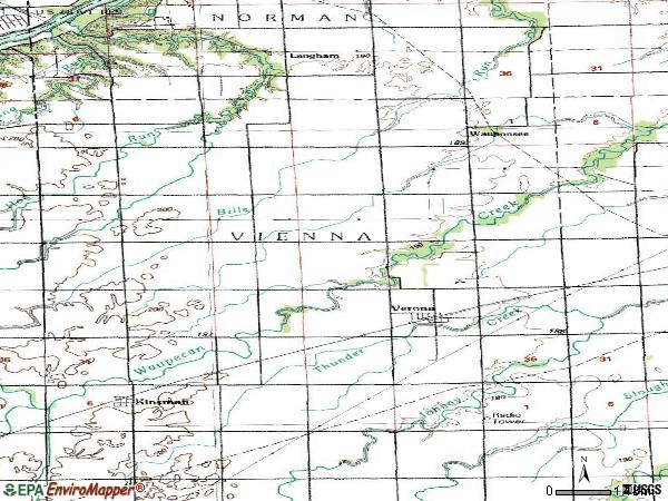 Zip code 60479 topographic map