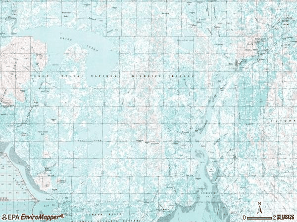 Zip code 99559 topographic map