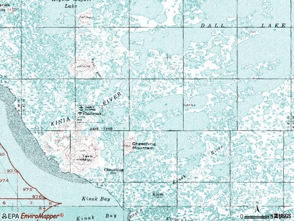 Zip code 99561 topographic map