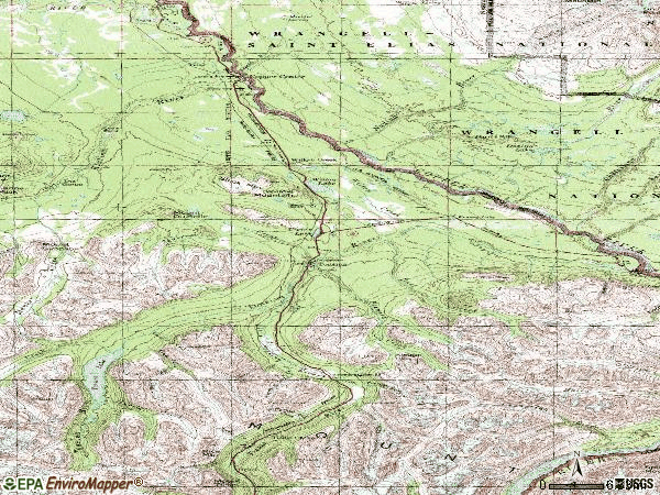 Zip code 99573 topographic map