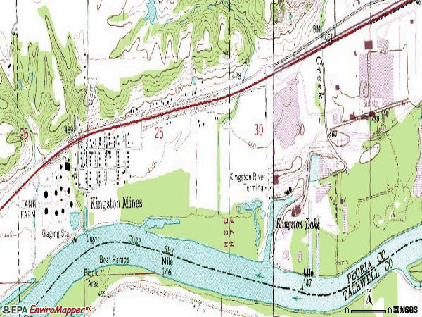 Zip code 61539 topographic map