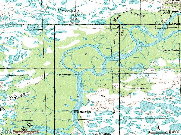Zip code 99626 topographic map