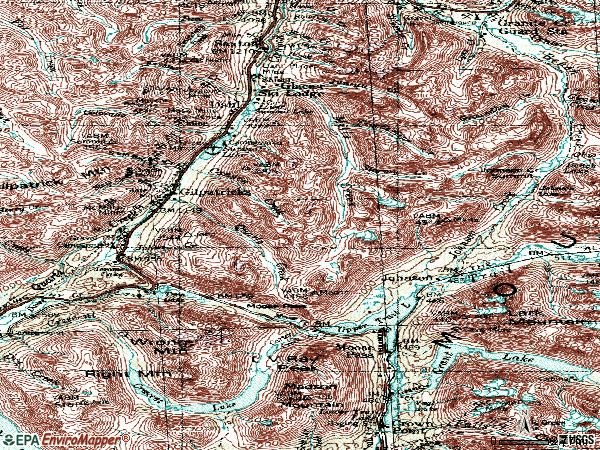Zip code 99631 topographic map