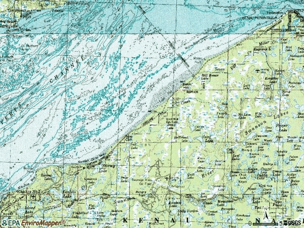 Zip code 99635 topographic map