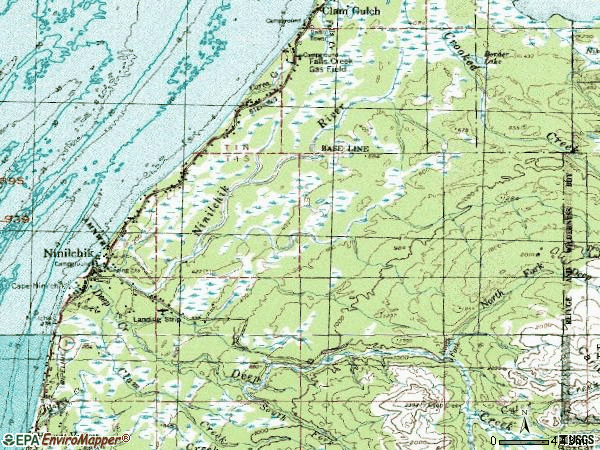 Zip code 99639 topographic map