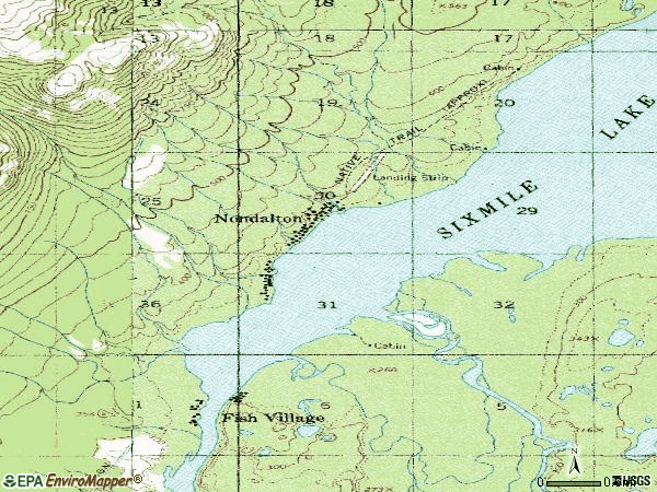Zip code 99640 topographic map
