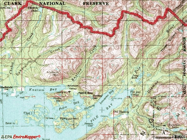 Zip code 99647 topographic map