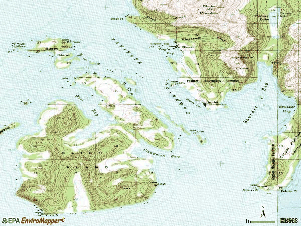 Zip code 99677 topographic map