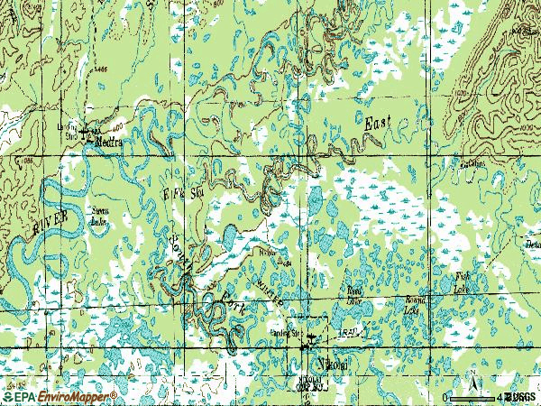Zip code 99691 topographic map