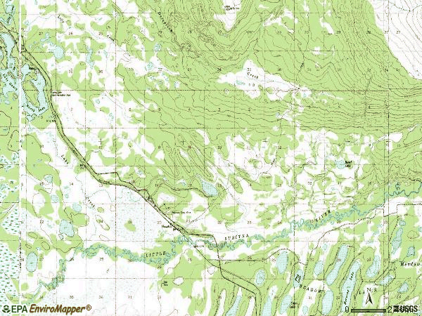 Zip code 99694 topographic map