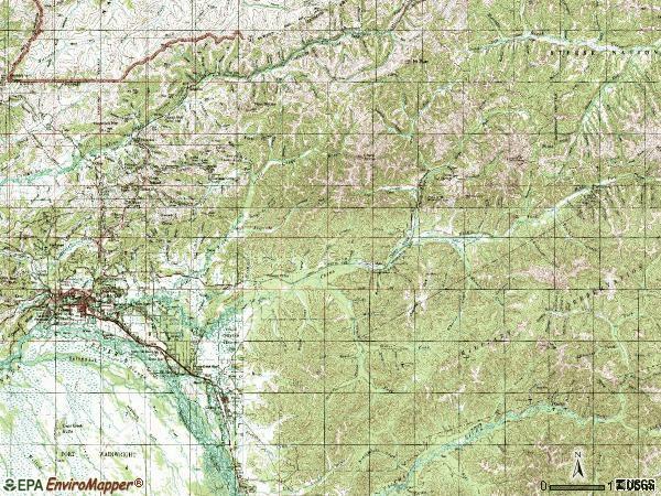 Zip code 99712 topographic map